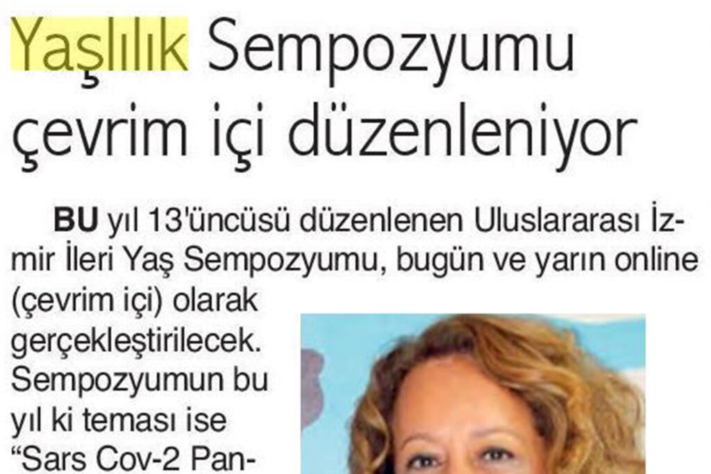 Yaşlılık Sempozyumu Çevrim İçi Düzenleniyor