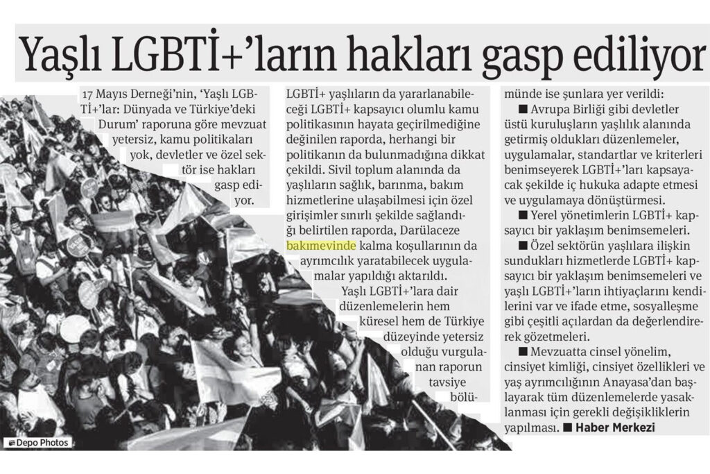 Yaşlı LGBTİ+'ların Hakları Gasp Ediliyor