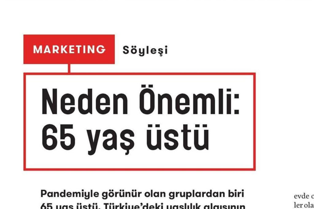 Neden Önemli : 65 Yaş ve Üstü